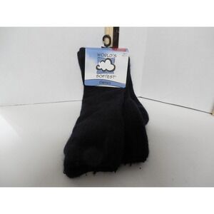 World's Softest SOCKS Classic Collection Size L M8.5-12 W10+ Navy